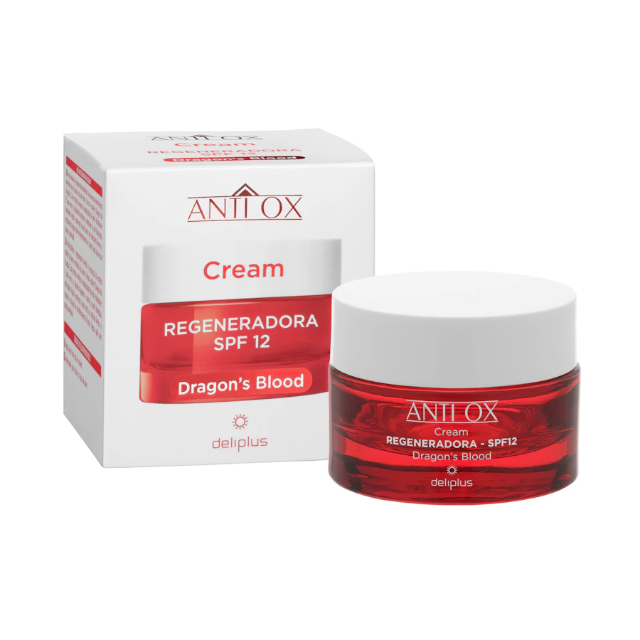 Crema facial regeneradora Anti Ox Dragon's Blood FPS 12 – Mercadona – صورة المنتج