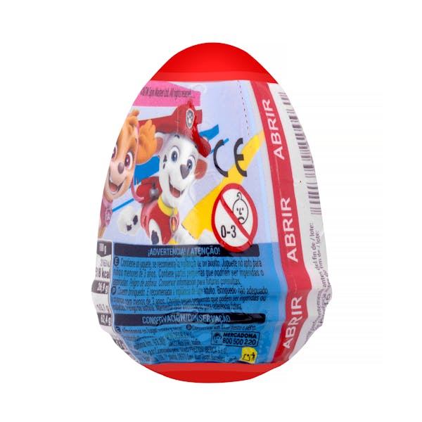 Huevo sorpresa disquitos con crema de avellana