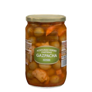 Gazpacha cracked greens olives Hacendado