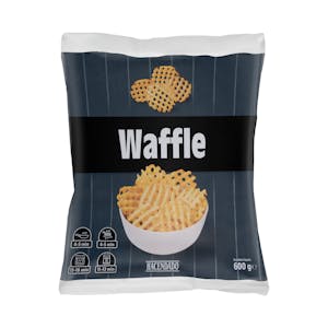 Imagen de Patatas prefritas Waffle con piel Hacendado ultracongeladas