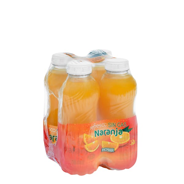 Refresco de naranja sin gas