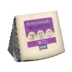 Queso semicurado sin lactosa mezcla Hacendado Pieza