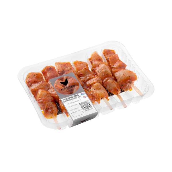Pincho Mexicano de pollo con varilla