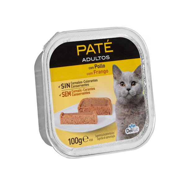Imagen de Paté gato adulto Delikuit con pollo