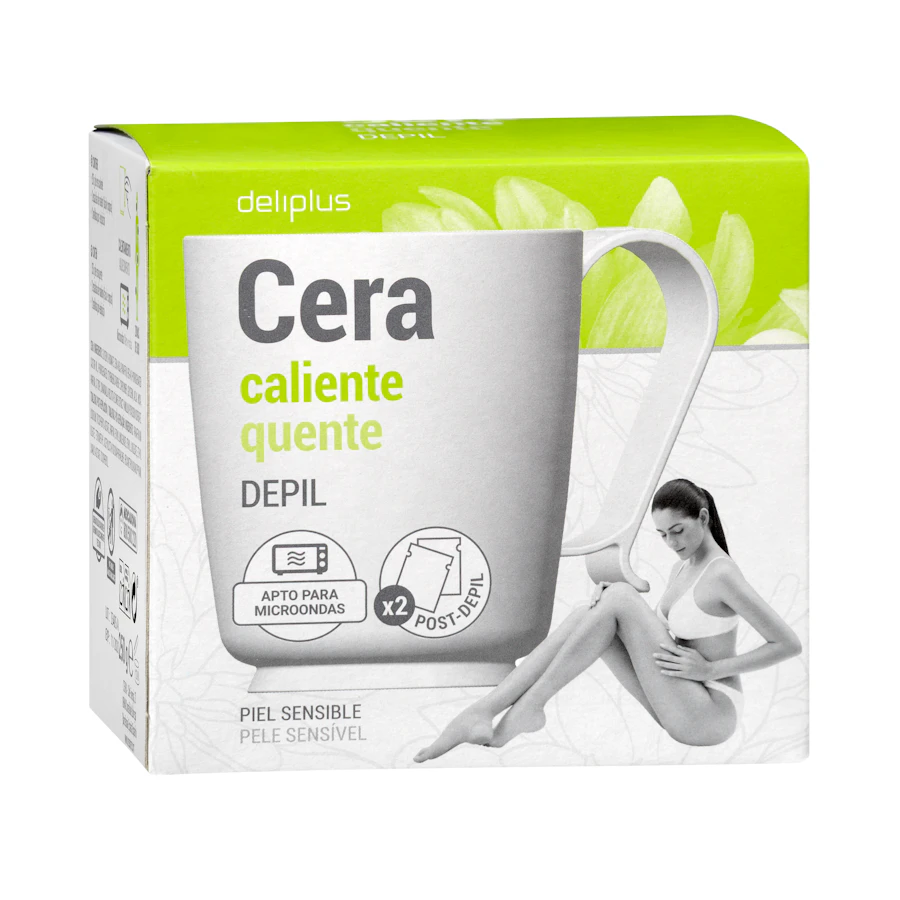 Cera caliente en tarro Deliplus piel sensible – Mercadona – صورة المنتج