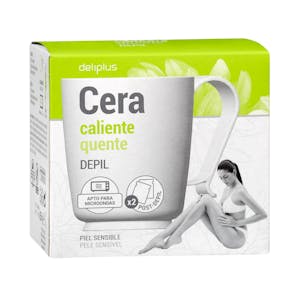Cera caliente en tarro Deliplus piel sensible