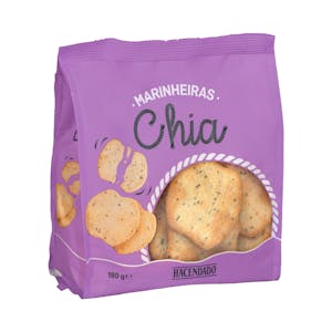 Tostadas Marinheiras de trigo con semillas de chía Hacendado