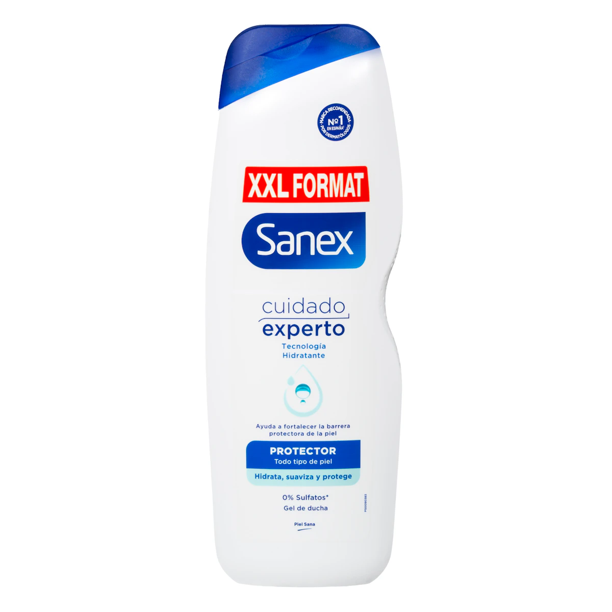 Gel de baño Hidratante y protector Sanex para todo tipo de piel – Mercadona – صورة إعلانية للمنتج