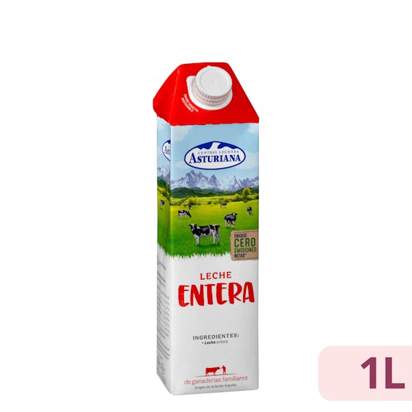 Leche entera Asturiana