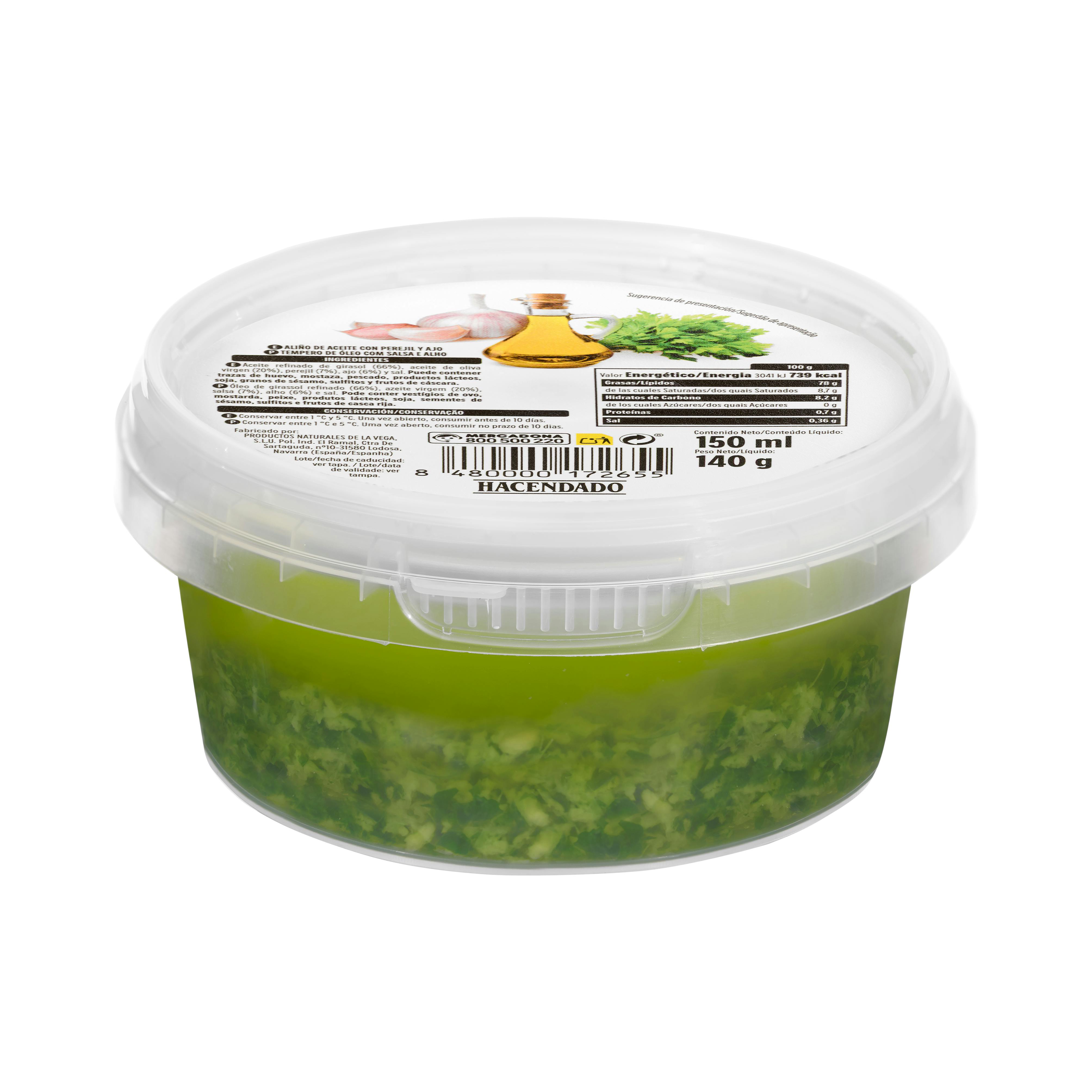 Aceite, especias y salsas