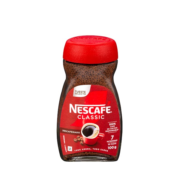 Café soluble descafeinado Nescafé classic