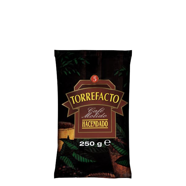 Café molido torrefacto Hacendado