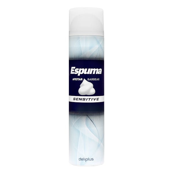 Imagen de Espuma de afeitar Sensitive Deliplus manteca de cacao