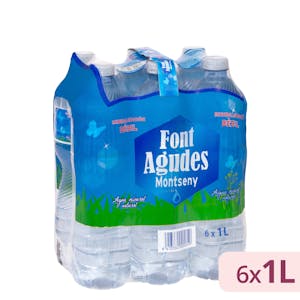 Agua Mineral Mediana Font Agudes 6 L
