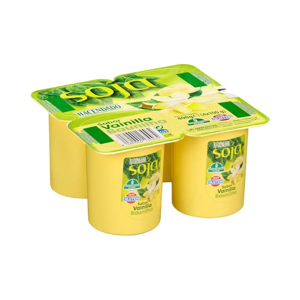 Imagen de Postre de soja Hacendado sabor vainilla