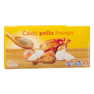 Imagen de Caldo de pollo Hacendado en pastillas