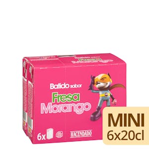 Batido sabor fresa