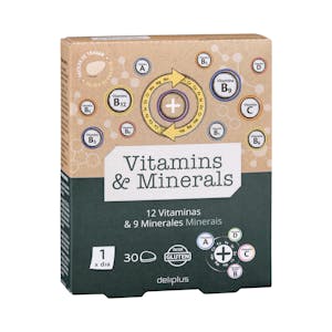 Comprimidos Vitaminas y Minerales Deliplus