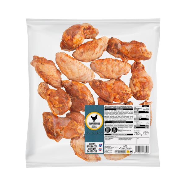 Alas de pollo barbacoa congeladas