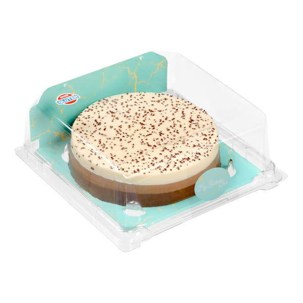 Tarta tres chocolates Hacendado congelada