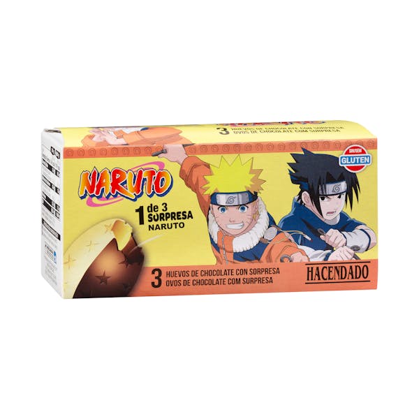 Huevos sorpresa de chocolate Hacendado dibujo