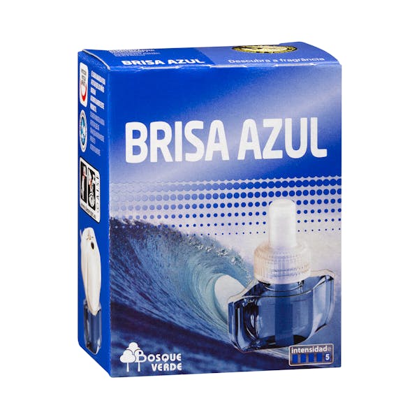 Recambio ambientador eléctrico Brisa Azul Bosque Verde