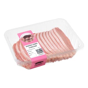 Filetes lomo de cerdo familiar