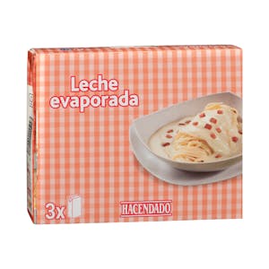 Evaporated milk Hacendado