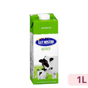 Leche semidesnatada Llet Nostra