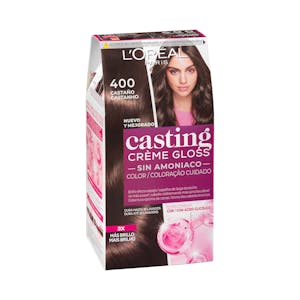 Coloración sin amoníaco L'Oréal 400 castaño