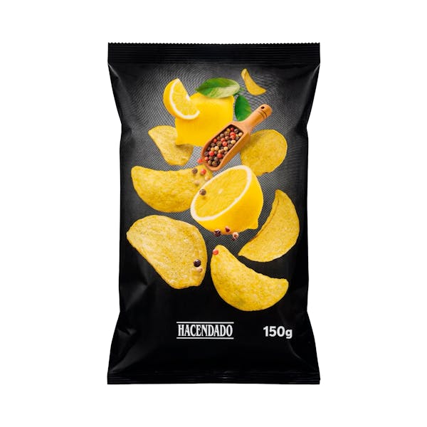 Imagen de Patatas fritas sabor limón y pimienta Hacendado