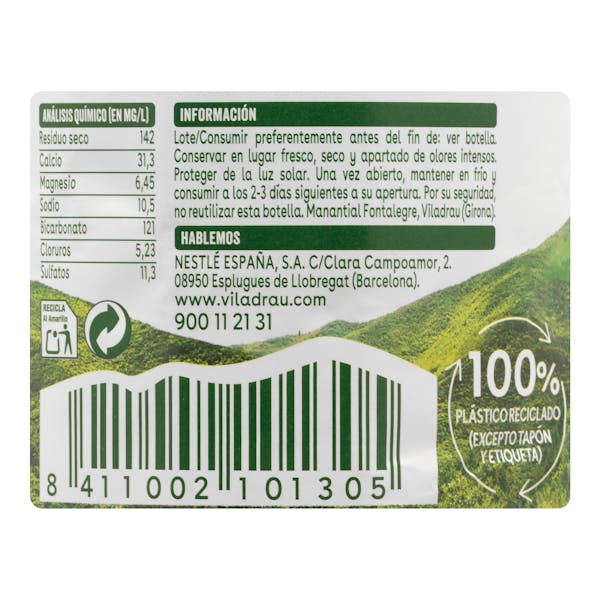 Agua mineral grande Viladrau