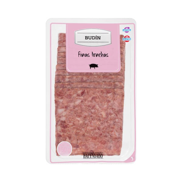 Budín de cerdo Hacendado finas lonchas