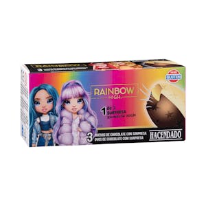 Huevos sorpresa de chocolate Hacendado dibujo