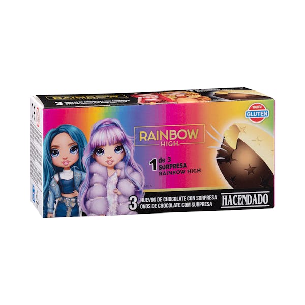 Huevos sorpresa de chocolate Hacendado dibujo