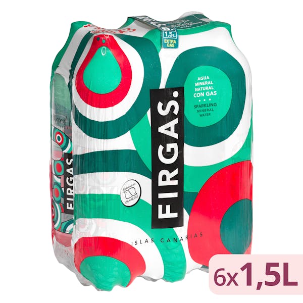 Agua mineral con gas grande Firgas