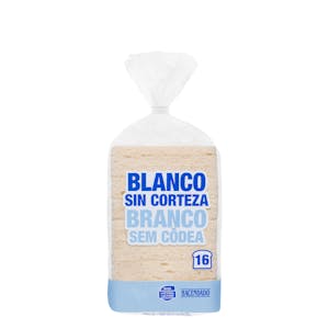 Imagen de Pan de molde blanco sin corteza Hacendado