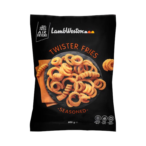 Patatas prefritas Twister fries Lambweston ultracongeladas