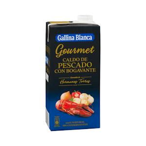Caldo de pescado con bogavante Gourmet Gallina blanca
