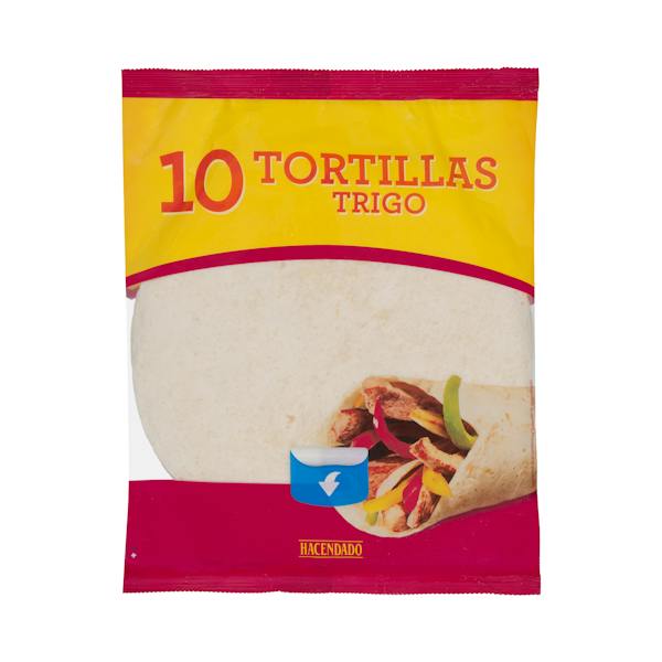 Imagen de Tortillas de trigo Hacendado