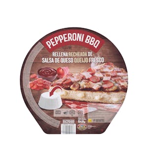 Imagen de Pizza Pepperoni barbacoa Hacendado ultracongelada