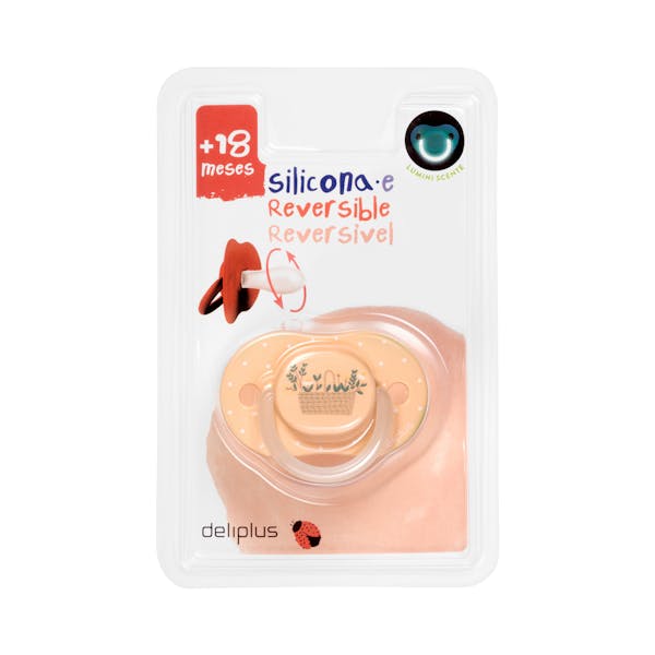 Chupete silicona reversible Deliplus +18 meses