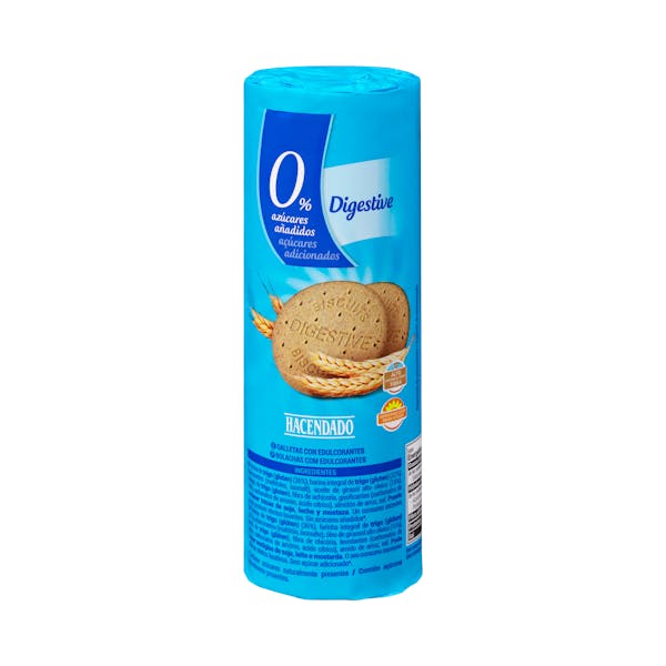 Galletas Digestive 0% azúcares añadidos Hacendado