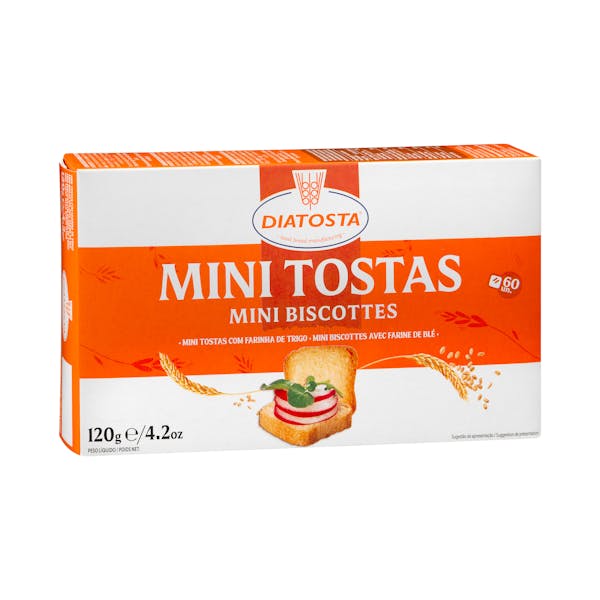 Imagen de Mini biscotes de trigo Diatosta