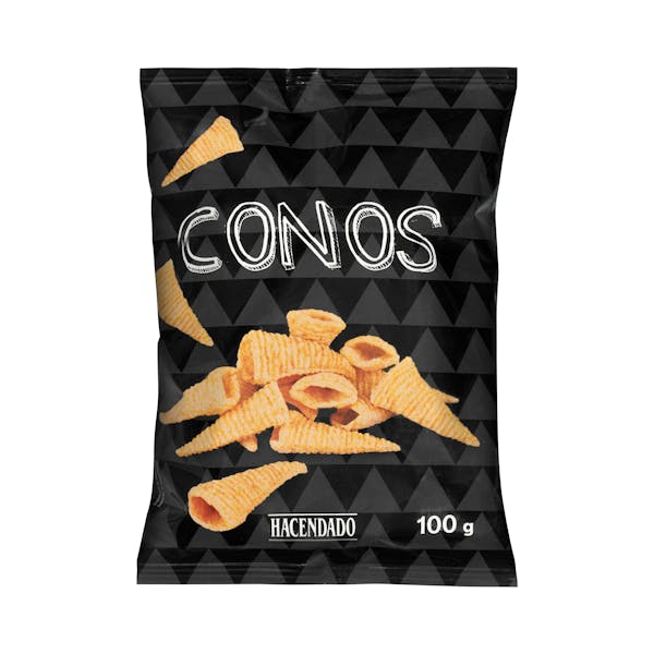 Imagen de Conos sabor bacón y queso Hacendado