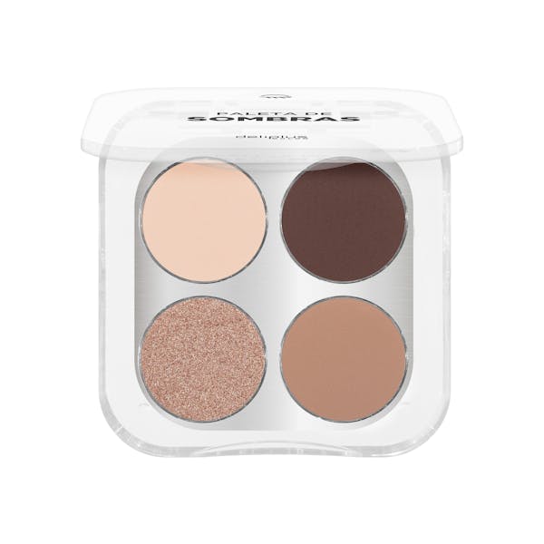 Paleta sombras de ojos Deliplus 01 nude