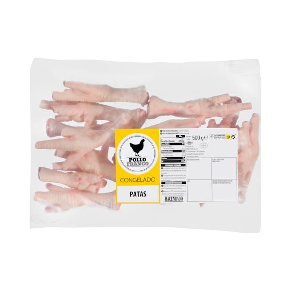 Patas de pollo congeladas