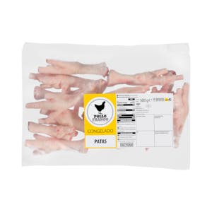 Patas de pollo congeladas