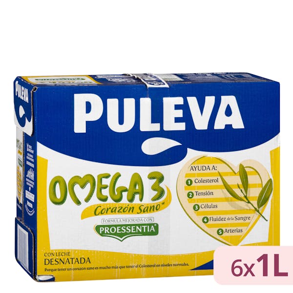 Bebida láctea Omega 3 Puleva con leche desnatada