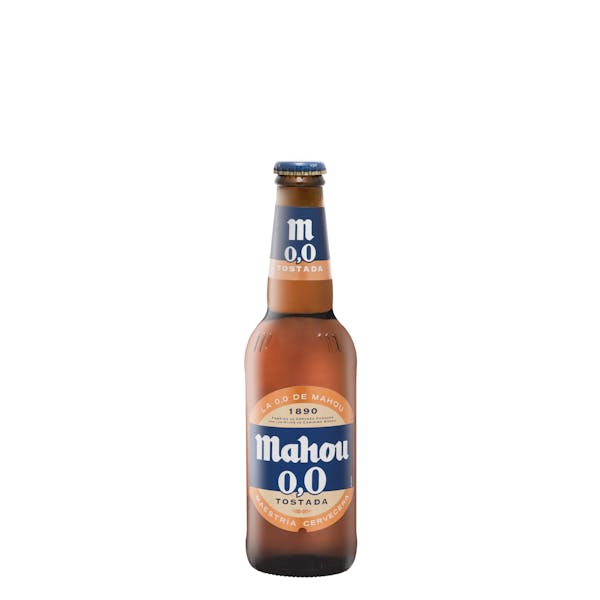 Cerveza 0,0% sin alcohol tostada Mahou